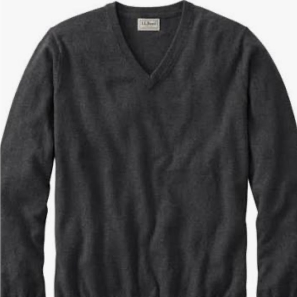 NWOT! Never worn! Charcoal gray merino wool sweater - Picture 1 of 3